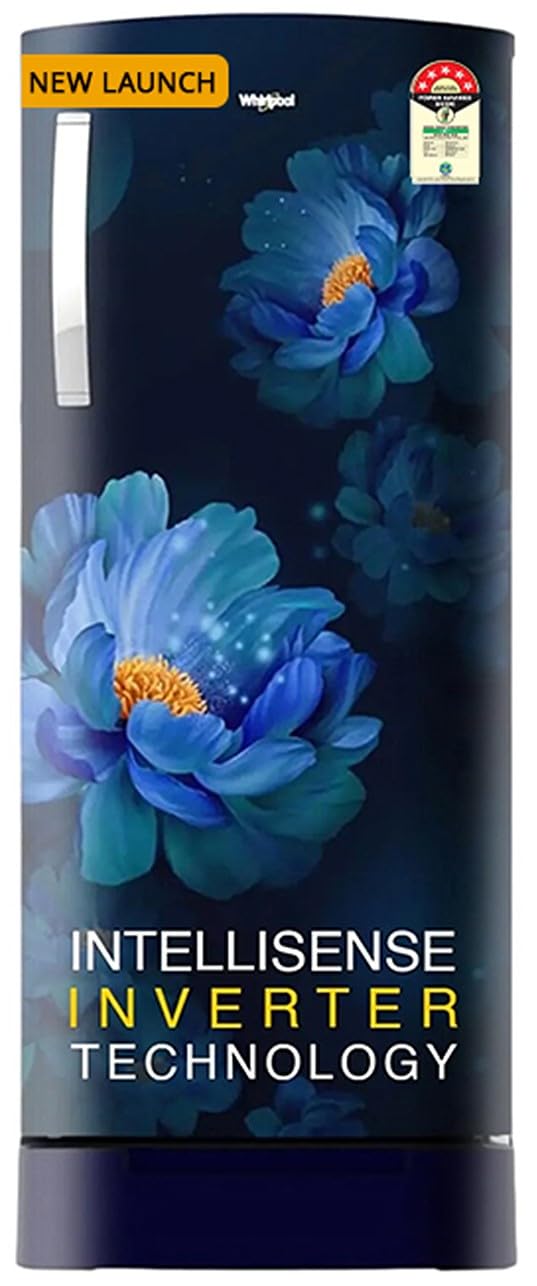 Whirlpool 207 L 5 Star Icemagic Pro Inverter Direct-Cool Single Door Refrigerator | Sapphire Peony Blue | 2026 Model