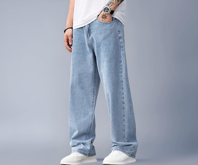 KOTTY Men’s Regular Fit Stretchable Mid Rise Jeans | Classic Stylish Design | All-Day Comfort Denim Pants for Men | Casual Wear Jeans