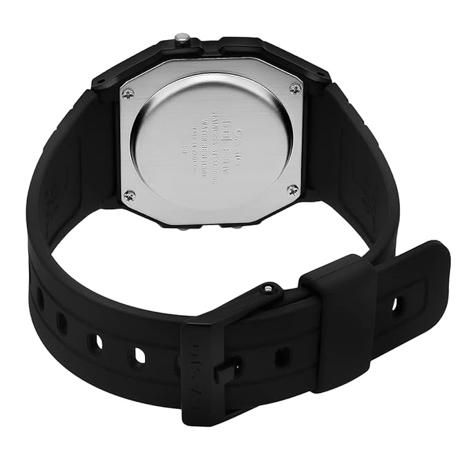 Casio Youth Series Digital Black Dial Unisex Watch F-91W-1Q(D002) – Lightweight Waterproof Vintage Digital Watch with 7-Year Battery Life